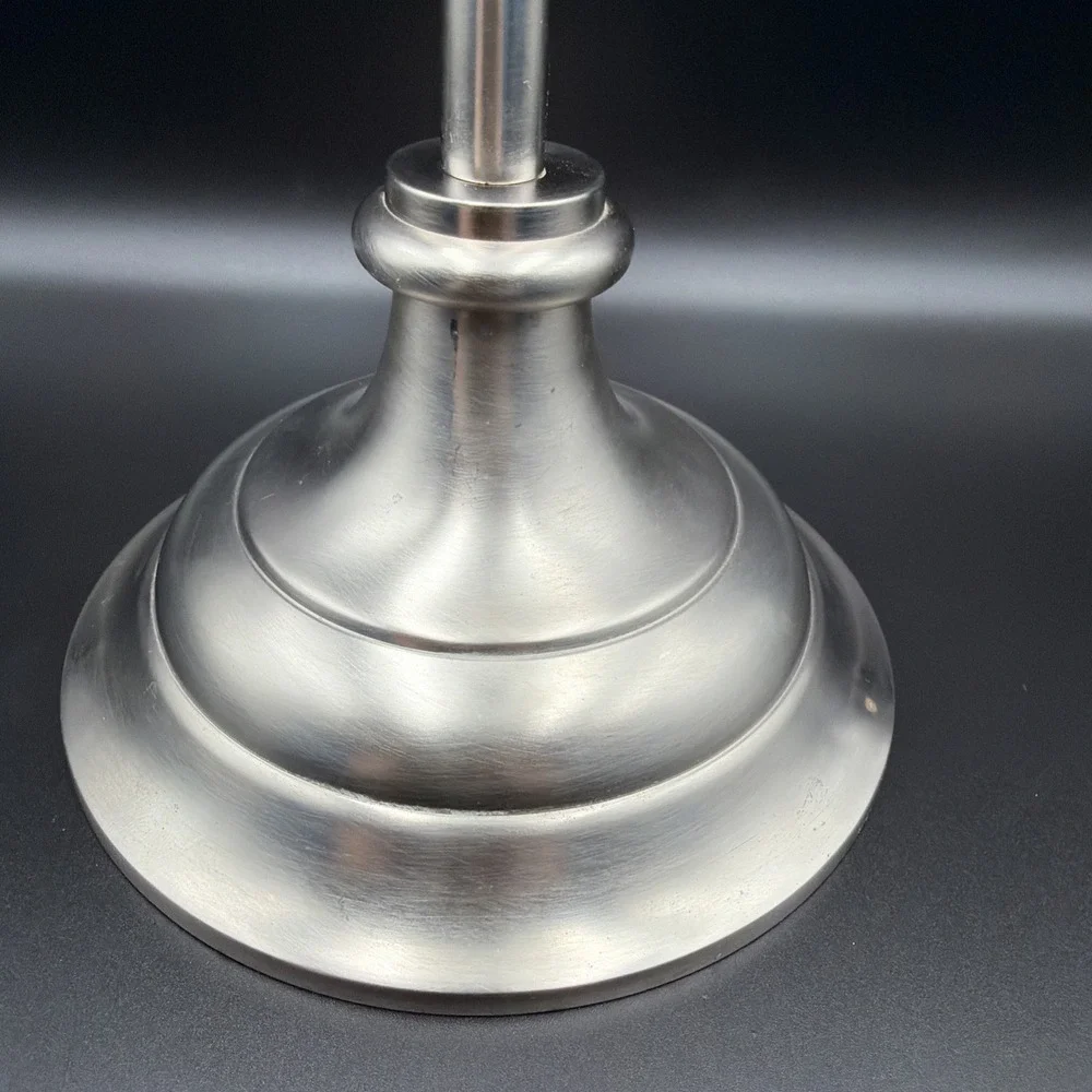 Pottery Barn Silver Brushed Nickel Jewelry Stand‎ 17.5